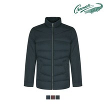[크로커다일] 체크 프린트 덕다운 점퍼 CDAA6JP4294