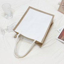 쥬트백 예쁜 미니 에코백 가방손잡이 방수 여행 천 손가방 토드백 스퀘어백 회사 밥가방 에코핸드폰 미니가방 카바스백 도트백 물통가방무지 bags 가을에코백아이보리 패션 도시락가방