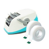스카치 쓰리엠 원터치 테이프 디스펜서 + 매직 리필 12mm 2롤, 블루, 1세트