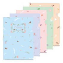 CM L Holder 엘홀더 화일 A4 10매입 다양한 디자인 패턴 문서정리 서류정리 보관, P.패턴04_하우스