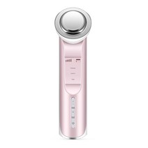 얼굴 딥클린징 리프팅기기 탄력마사지기 피부 홈케어 v라인 usb충전, 핑크-플래그십