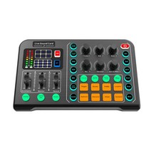 HD M6 라이브 사운드 카드 녹음 노래방 팟캐스트 음악 스튜디오 일렉트릭 기타 믹서용 USB 오디오 인터페이스, 1.M6