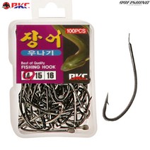 백경 장어 우나기 낚시바늘 100개입 BK-873 장어바늘, 100개