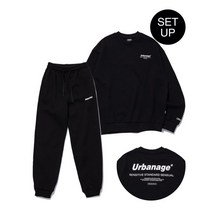 어반에이지 세트 컬러센슈얼 트레이닝 셋업 블랙 컬러 Sensual