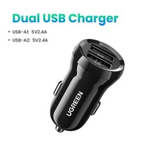 UGREEN-차량용 충전기 30W USB c타입 고속 충전 PD QC 4.0 3.0 아이폰 14 13 12 프로 맥스 삼성 휴대폰용, 5V4.8A Car Charger