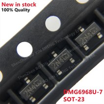 DMG6968U-7 마킹 2N4 DMG3420U-7 G31 SOT-23 SMD 전계 효과 트랜지스터 (MOSFET) 50 개, 50개