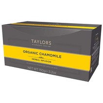 테일러오브헤로게이트 Taylors of Harrogate 유기농 카모마일 허브티 티백 100개, Teabags_100 Count (Pack of 1)