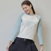 샐러드볼즈 SELMONT RAGLAN 3/4 T-SHIRT BLUE