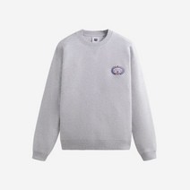 키스 x 윌슨 크레스트 크루넥 라이트 그레이 헤더 Kith Wilson Crest Crewneck Light Grey Heather