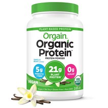 올게인 오가닉 플랜트베이스 프로틴파우더 바닐라맛 920g, 920g 2.03LB 1통
