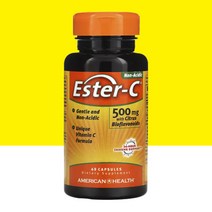 아메리칸헬스 에스터-C 500mg 시트러스 바이오플라보노이드 캡슐, 60정, 1개
