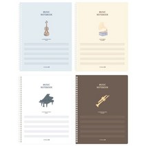 5000 하드커버 A4 음악 SP노트 좌철, 상세페이지 참조