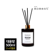 with moment 디퓨저 화장실 거실 안방 대용량 대용량 3개월지속 4가지향 500ml 1개, 다우니