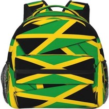 자메이카 국기 가방 기념품 배낭 캐주얼 하이킹 여행 경량 책가방