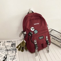 대학생책가방 드렌드 남자 하라쥬크 차오쿠 대용량 고등학교 백팩 여성 중학교 2616771317