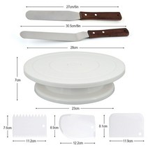 밀봉 카스테라틀 사각 나무 케이크 턴테이블 스탠드 케이크 장식 액세서리 diy 금형, 세트 1