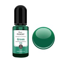쪽염색 천염색물감 패브릭 섬유 모자 수지 주얼리 제작 용 솔리드 컬러 에폭시 안료 10ml/병 액체 착색제, 10 Green