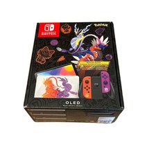 Nintendo Switch OLED 포켓몬 Scarlet & Violet 리미티드에디션