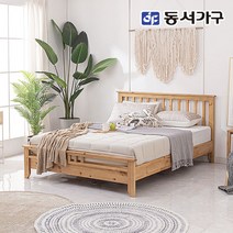 동서가구 네오 킨더 소나무 원목 퀸 슈퍼싱글 침대 매트리스 택1, 4_슈퍼싱글 프레임+독립매트리스, 그레이