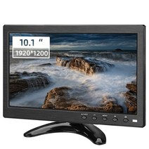 휴대용 모니터 10.1 인치 1920x1200 USB AV VGA BNC HDMI 호환 PC 게이머 PS4 XBOX TV 박스 스틱 스위치, 02 10.1 1280x800