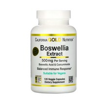 캘리포니아 골드 뉴트리션 CGN 보스웰리아 추출물 250mg 120캡슐 강황 커큐미노이드, 1PACK, 상세설명참조