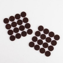 원형 사각 방진 고무 패드 미끄럼방지 고무판 진동방지 받침 논슬립 충격방지, 펠트 원형 중 18P, 1개