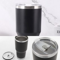 밀폐 텀블러(850ML) (블랙) 스테인리스텀블러 신기한텀블러 보온보냉병