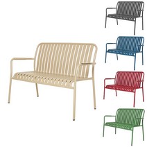 [하이알루] 스탠다드 벤치(Standard Bench) / 알루미늄 가구 야외용 테이블 탁자 의자 방수 야외 조립식 다용도 테라스 정원 옥상 루프탑 가든 카페 펜션 인테리어, 차콜