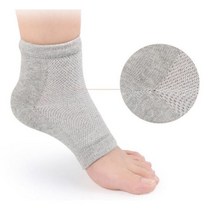 발뒷꿈치갈라짐 발바닥건조 발꿈치양말 발뒤꿈치 패드 굳은살 보습 보호대, 블랙