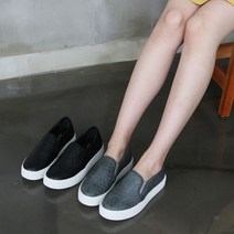 슈벨 소다 캐주얼 여성 기본 통굽 슬립온 단화