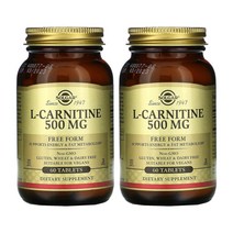 솔가 L카르니틴 엘카르니틴 프리폼 500mg 60정 [2개]