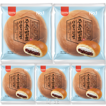 주종발효 단팥크림빵 5봉 봉지빵 간식빵 삼립빵, 주종발효 단팥크림빵 5봉 삼립빵