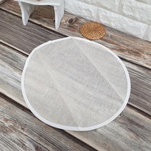 육수우림망 멸치망 진짜삼베원형찜기 대-직경36cm [AIN649]