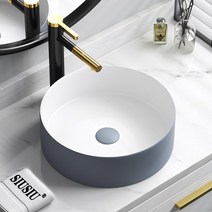 건식 미니 간이 세면대 원형 직사각형 세면볼 가정용, 40x40 재 분지  물