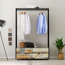 이동식행거장 2단 1200 서랍장 옷걸이 GD0423_04 스틸, 상세페이지 참조3