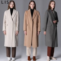 리스트 미니멀 히든버튼 핸드메이드 코트