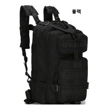 밀리터리 백팩 35L 군용가방 군용백팩 3D밀리터리 군인가방, 블랙