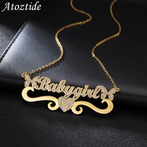 여성 주얼리 반지 목걸이 여자 취업 선물 아내 생일 기프트 20대 30대 심플 친구 팔찌 팬던트 데일리룩 악세사리 사용자 정의 맞춤 이름 스테인레스 스틸 용 큐빅 지르콘