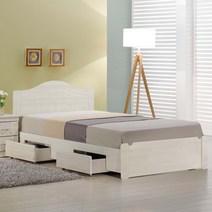 오닉스 침대프레임 일반형/서랍형+매트리스 포함 / 기숙사 1인가구 원룸 인테리어, 싱글_일반형_오크