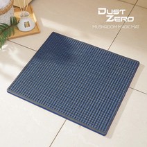 더스트제로 버섯매직매트 간편세척 물기먼지 흡수 미끄럼방지 항균 TPE 발매트, 스카이블루