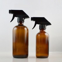 건스프레이 유리 공병 2종 손소독제 갈색 용기 분무기 병 스프레이공병, 500ml