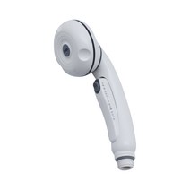 절수헤드 버튼식 샤워기헤드 백색, 1개, 화이트