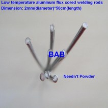 20 PCS 2mm * 50cm 저온 알루미늄 플럭스 코어 용접 와이어 WE53 구리 및 알루미늄 막대 대신 알루미늄 분말 필요 없음