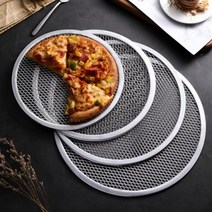 피자삽 알루미늄 화덕 화로 도우 비 스틱 피자 스크린 팬 베이킹 트레이 금속 그물 Bakeware 주방 도구 피자 팬 peal 피자 필 피자 스톤, 10 inch----25.4cm
