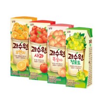 남양 과수원 복숭아2+청포도2 190ml x 96팩 (24팩 x 4박스), 상세페이지 참조