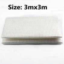 비닐천막 투명 테라스 그늘막 흰색 두꺼운 반투명 방수 천 야외 발코니 타포린 수영장 파티 0.3mm, 3m x 3m