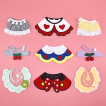 크림펫 강아지 케이프 고양이 넥카라 스카프 50종 반다나 빕, 2-7. 마린 리본_ M_ 베이지, 1개