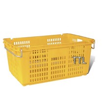 여기상사 10p 적재 상자 멸치 부품 수산물 김치 과일, 상품선택, 노랑(철고리없음)10개