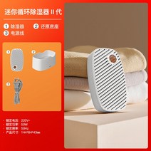 제습기 대용량 가정용 저소음 화장실 델마 제습함 실내 방 옷장 건조 방습 소형 흡습기, 흰색