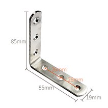 스텐L형 작업대 코너보강 선반조립 앵글 85x85x19
